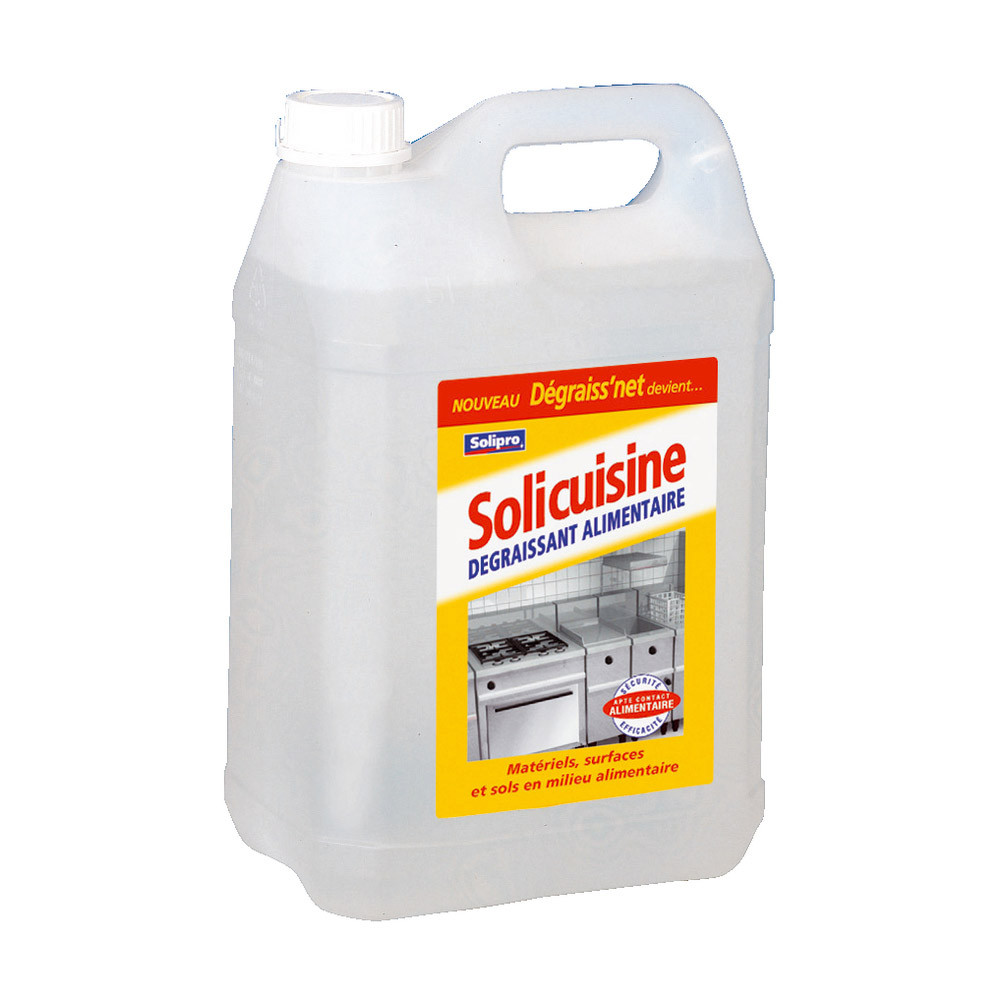 Dégraissant cuisine HACCP sols et surfaces Solipro Solicuisine 5 L