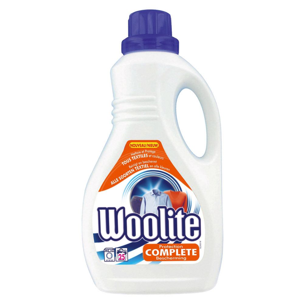 Lessive liquide Woolite protection complète 25 lavages
