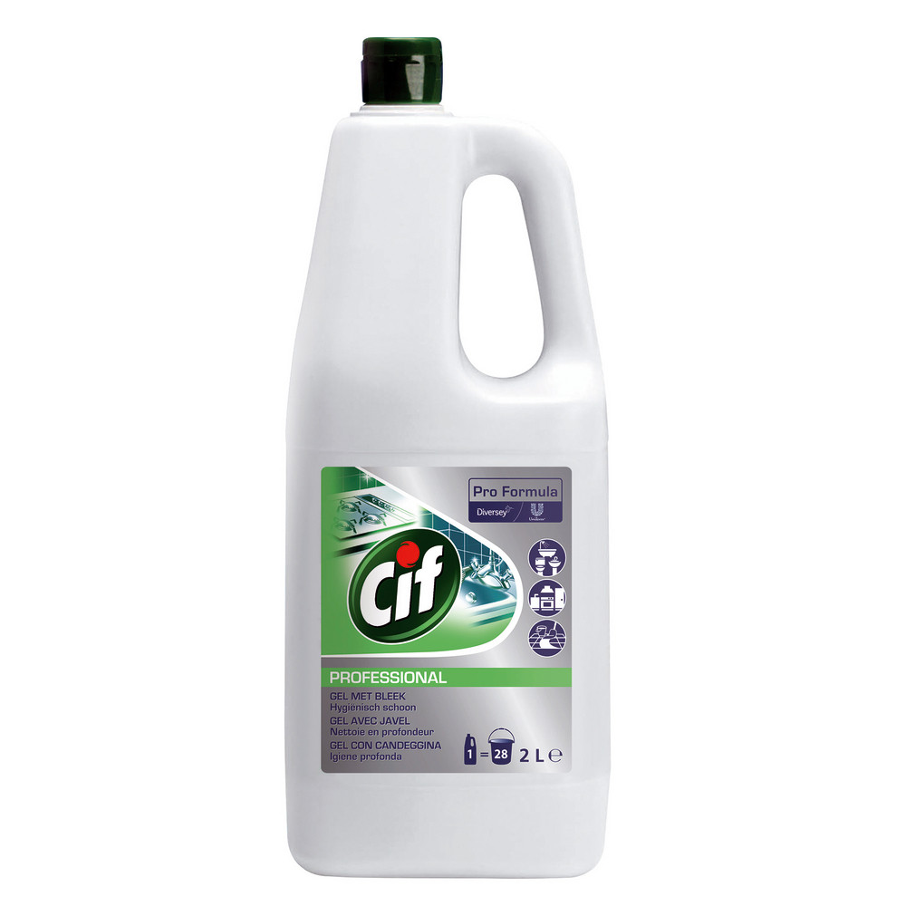 Nettoyant multi-usages gel avec javel concentré Cif 2 L