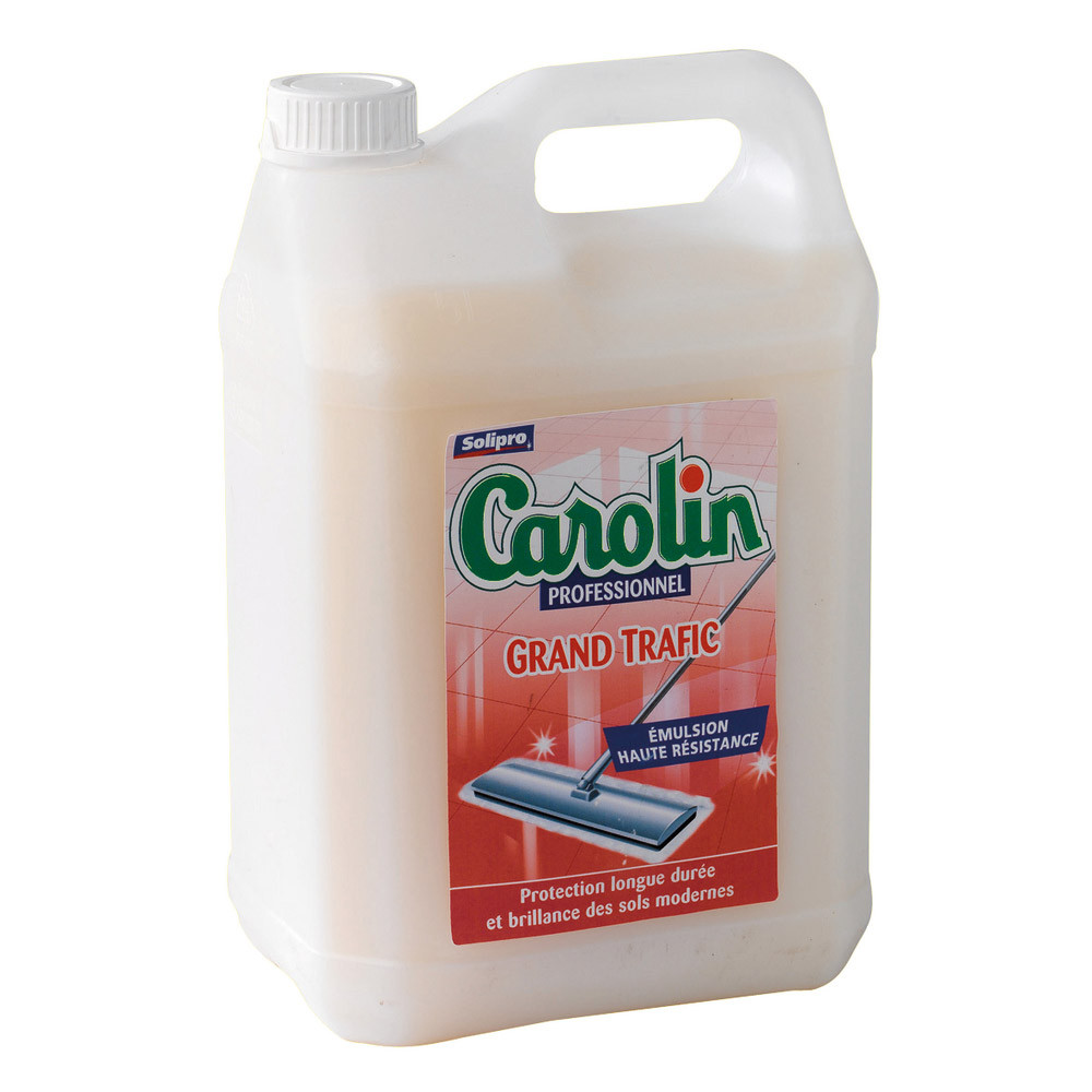 Emulsion pour sols Carolin professionnel spécial grand trafic 5 L