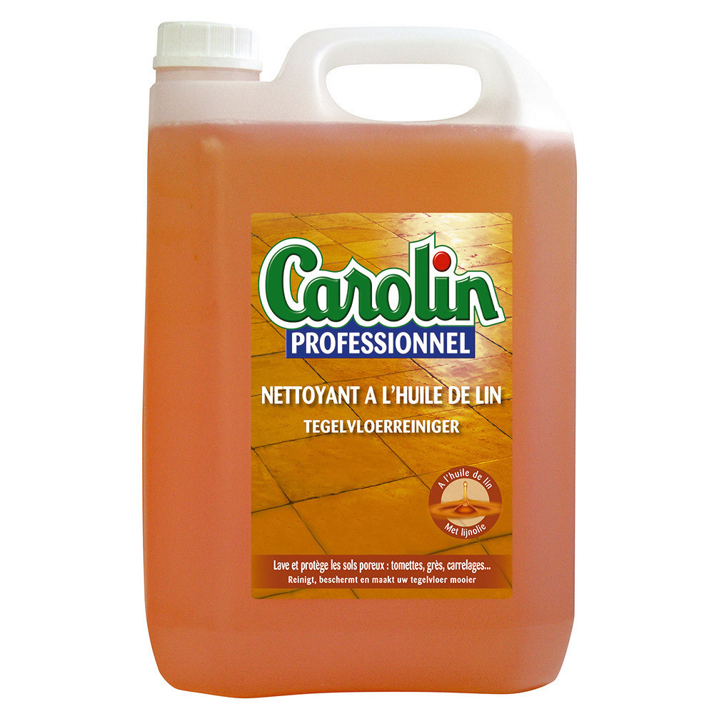 Nettoyant carrelages Carolin Professionnel à l'huile de lin 5 L