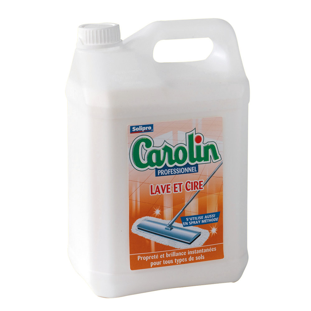 Nettoyant sols Carolin Professionnel lave et cire 5 L
