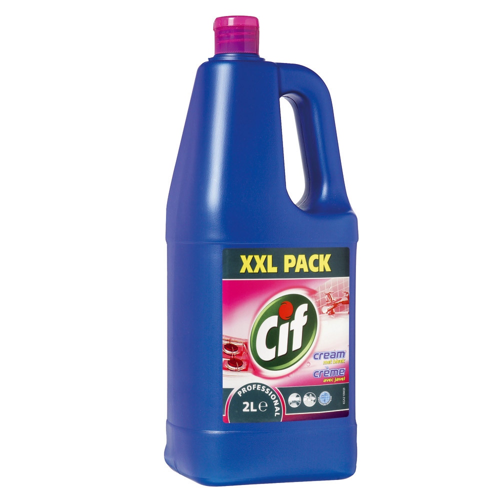 Crème à récurer Cif Professional avec javel  2 L