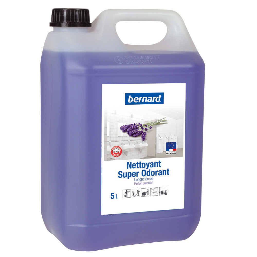Nettoyant surodorant avec Bitrex à pH neutre Bernard lavande 5 L