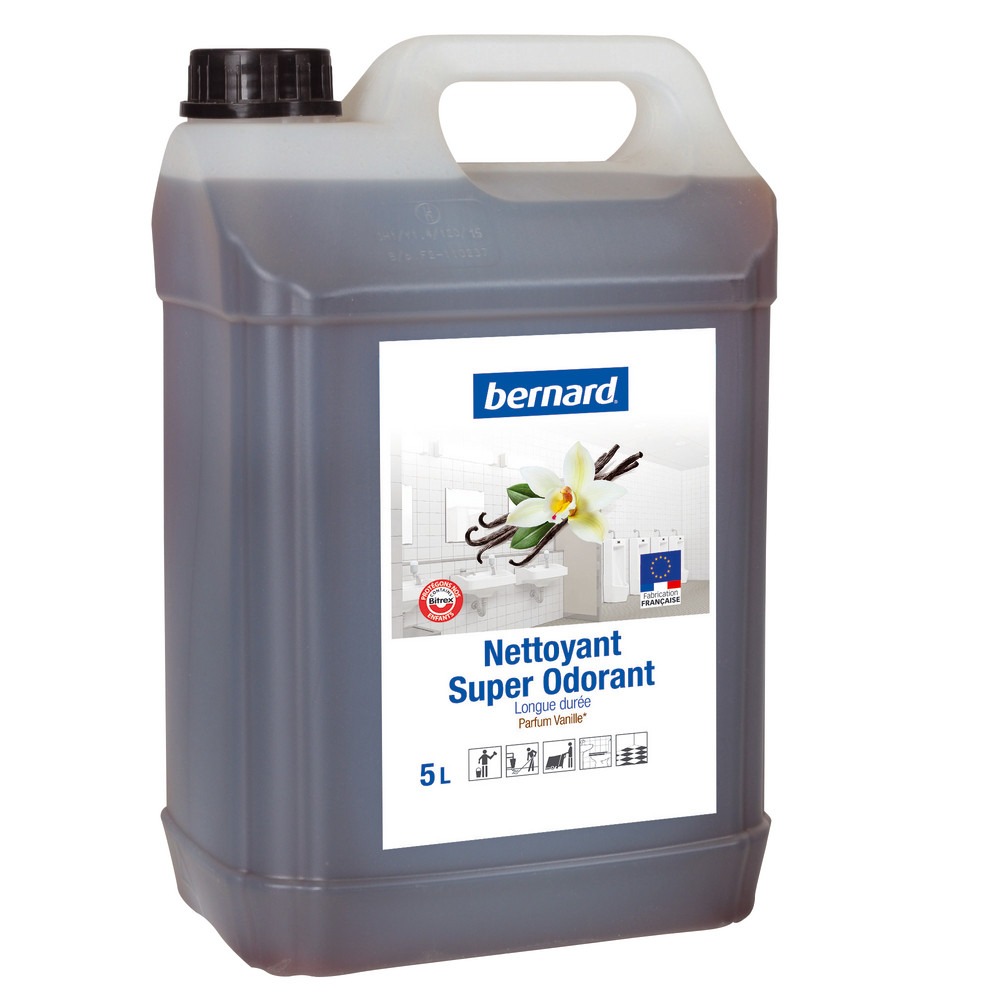 Nettoyant surodorant avec Bitrex à pH neutre Bernard vanille 5 L
