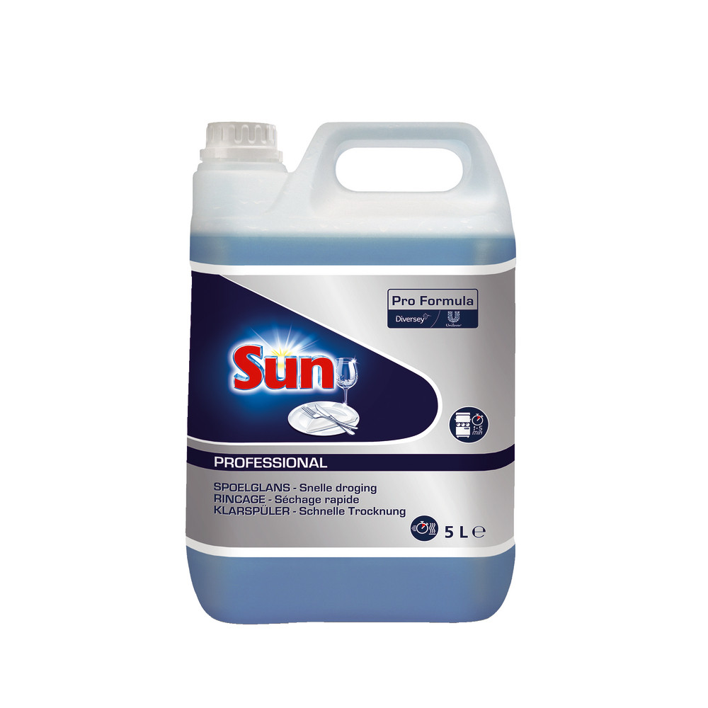 Liquide de rinçage lave-vaisselle cycle court Sun Professionnal 5 L