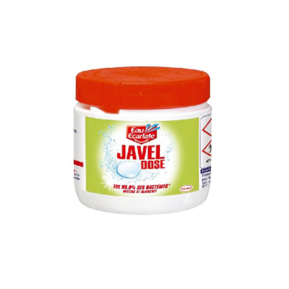 Pastilles javel désinfectantes Eau Ecarlate, boîte de 156