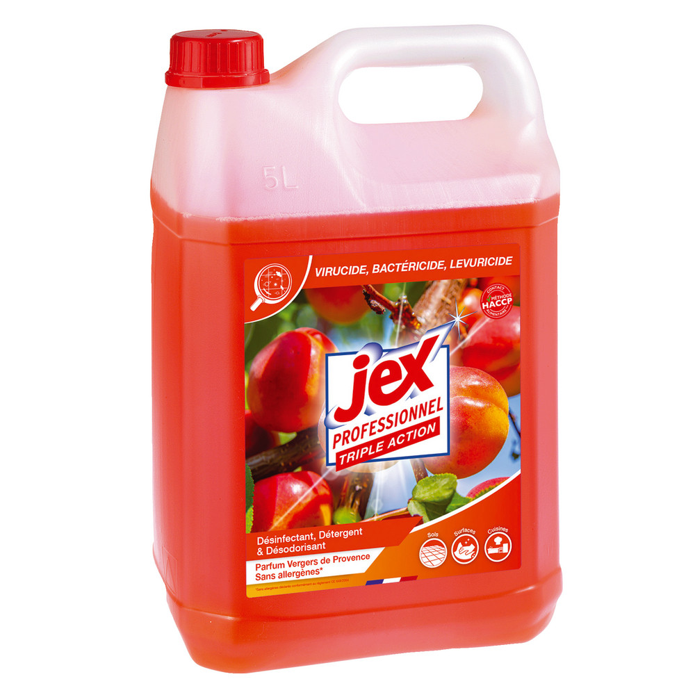 Nettoyant multi-usages désinfectant HACCP Jex Vergers de Provence 5 L