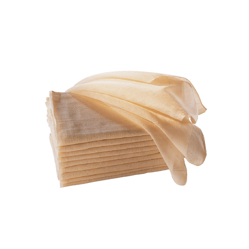 10 gazes coton 120 x 80 cm adaptables sur balai à franges 100 cm