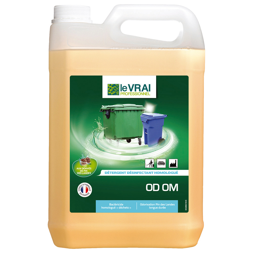 Désinfectant odorisant longue durée OD OM Le Vrai pin des Landes 5 L