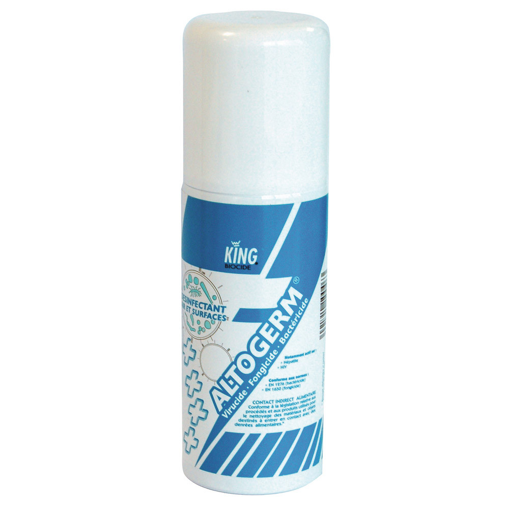 Désinfectant désodorisant d'atmosphère one-shot King Altogerm 150 ml