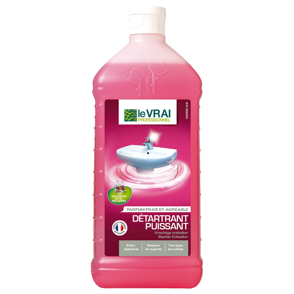 Nettoyant sanitaires détartrant surpuissant Le Vrai 1 L