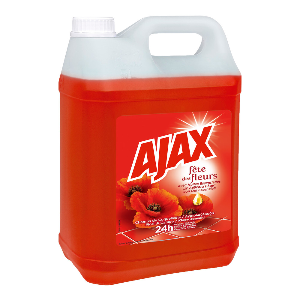 Nettoyant multi-usages parfumé Ajax Fleurs Rouges 5 L