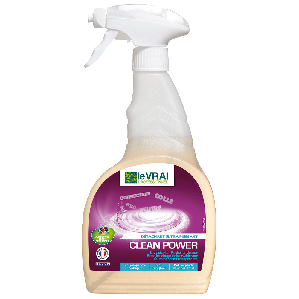 Nettoyant dégraissant ultra puissant Le Vrai Clean Power 750 ml