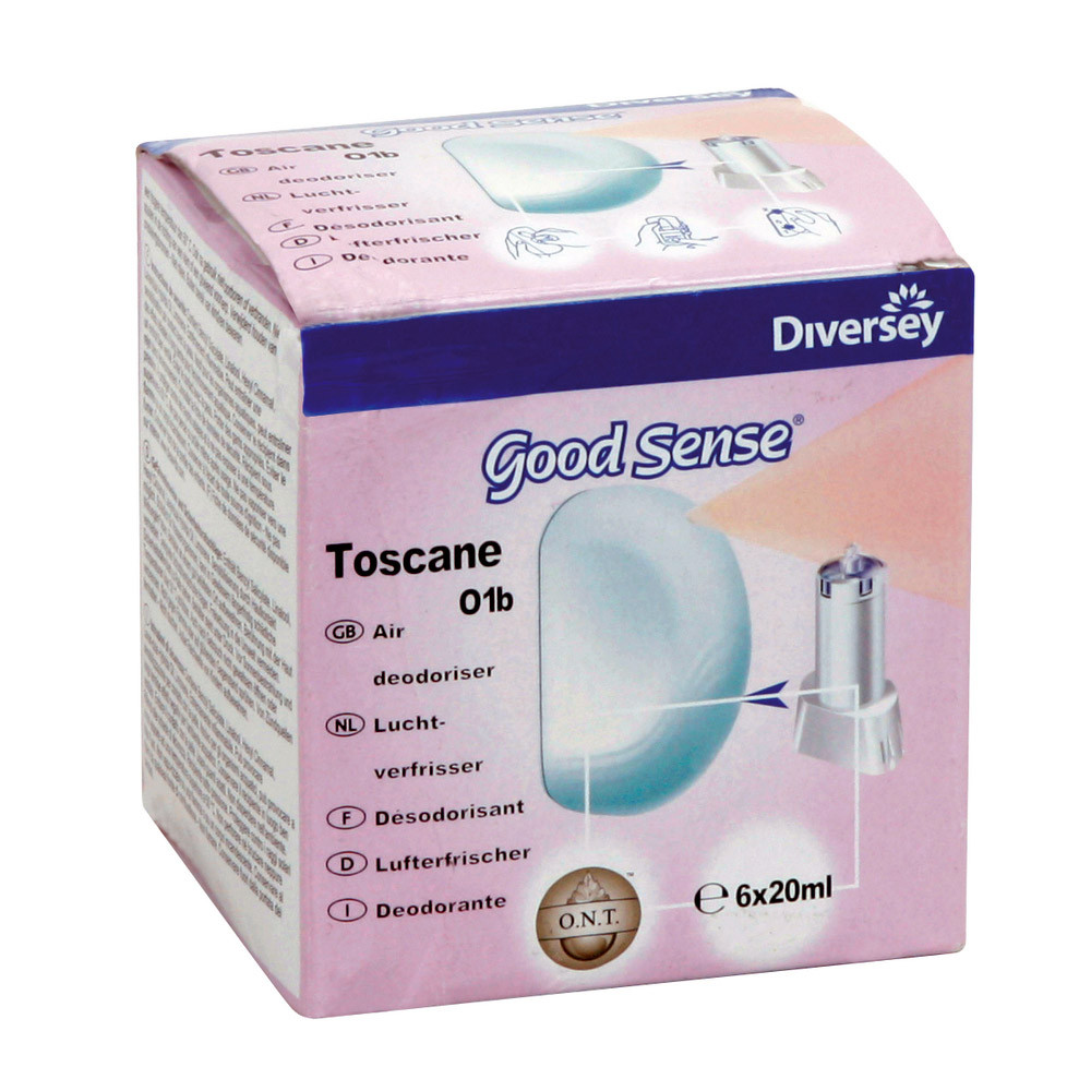 Recharges diffuseur de parfum Good Sense toscane 20 ml, lot de 6