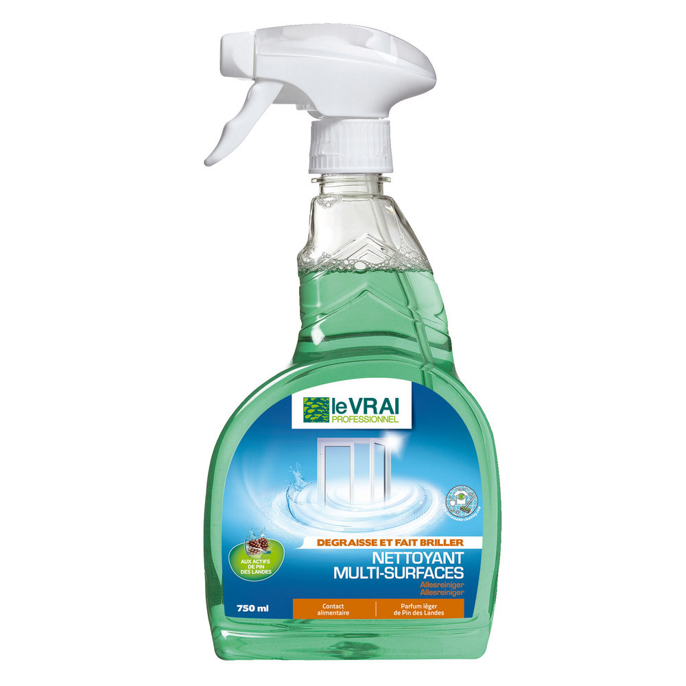 Nettoyant vitres et surfaces HACCP Le Vrai pin des Landes 750 ml