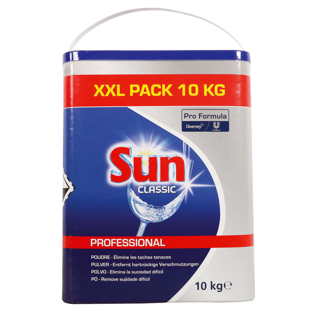 Poudre lave-vaisselle cycle long Sun Professional 10 kg