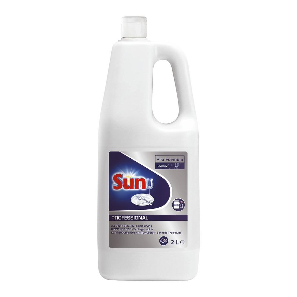 Liquide de rinçage lave-vaisselle cycle long Sun Professional 2 L