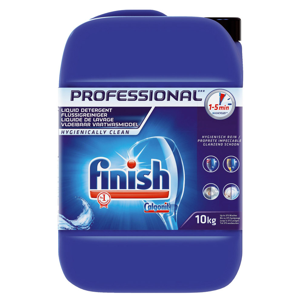 Liquide lave-vaisselle cycle court Finish Professional 10 L