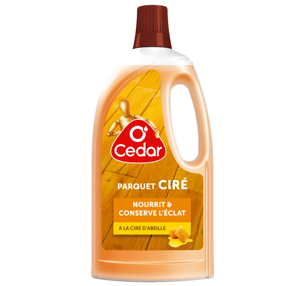 Nettoyant parquets nourrissant O'Cedar cire d'abeille 1 L
