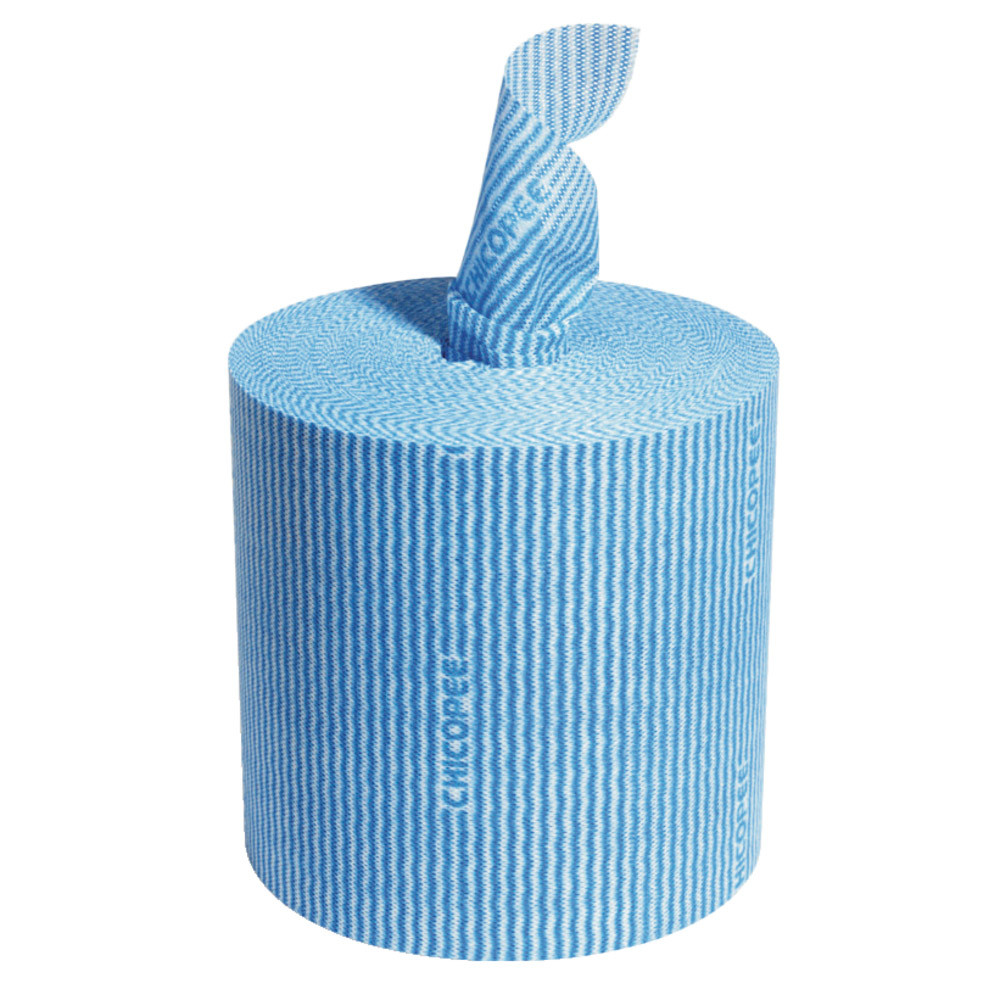 Lavettes Chicopee en bobine 300 formats bleu
