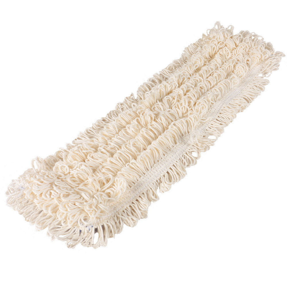 Frange coton polyester pour système de lavage à plat à pression