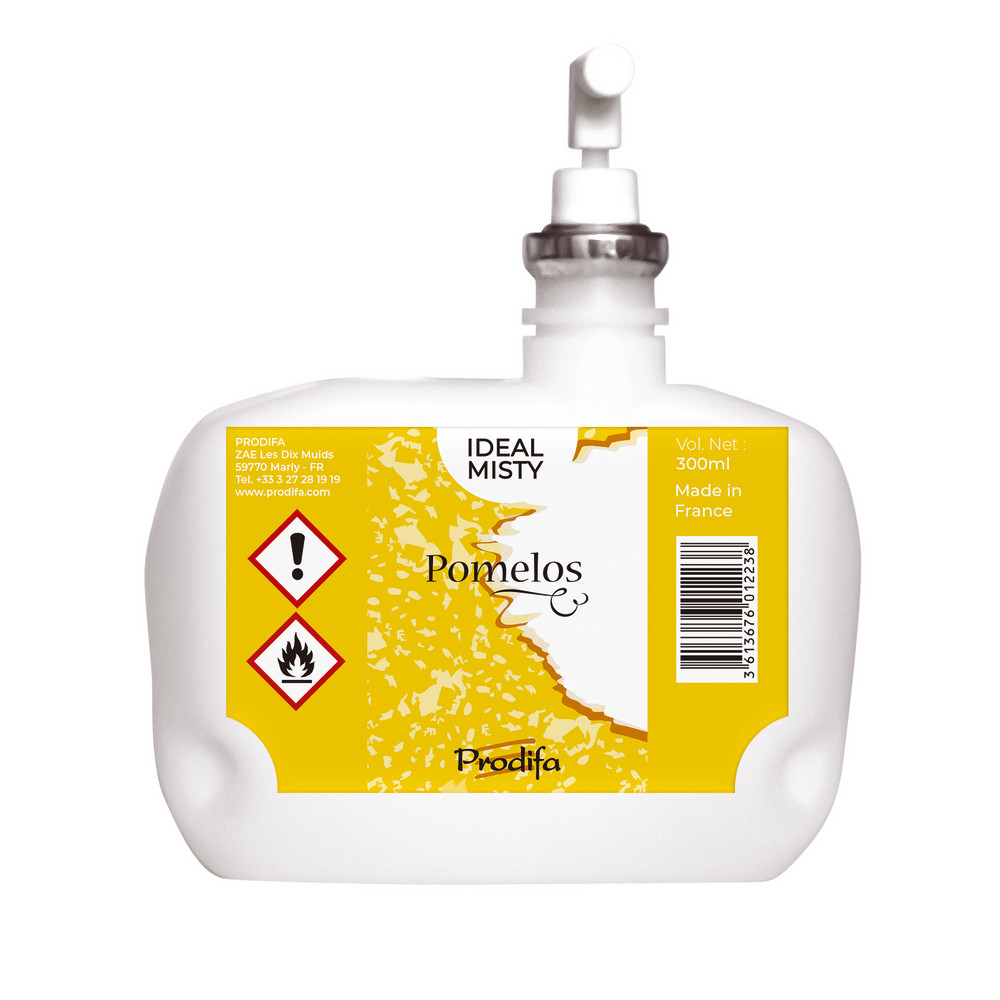 Recharges de parfum Prodifa Idéal Misty 300 ml parfum Pomelos, lot de 6