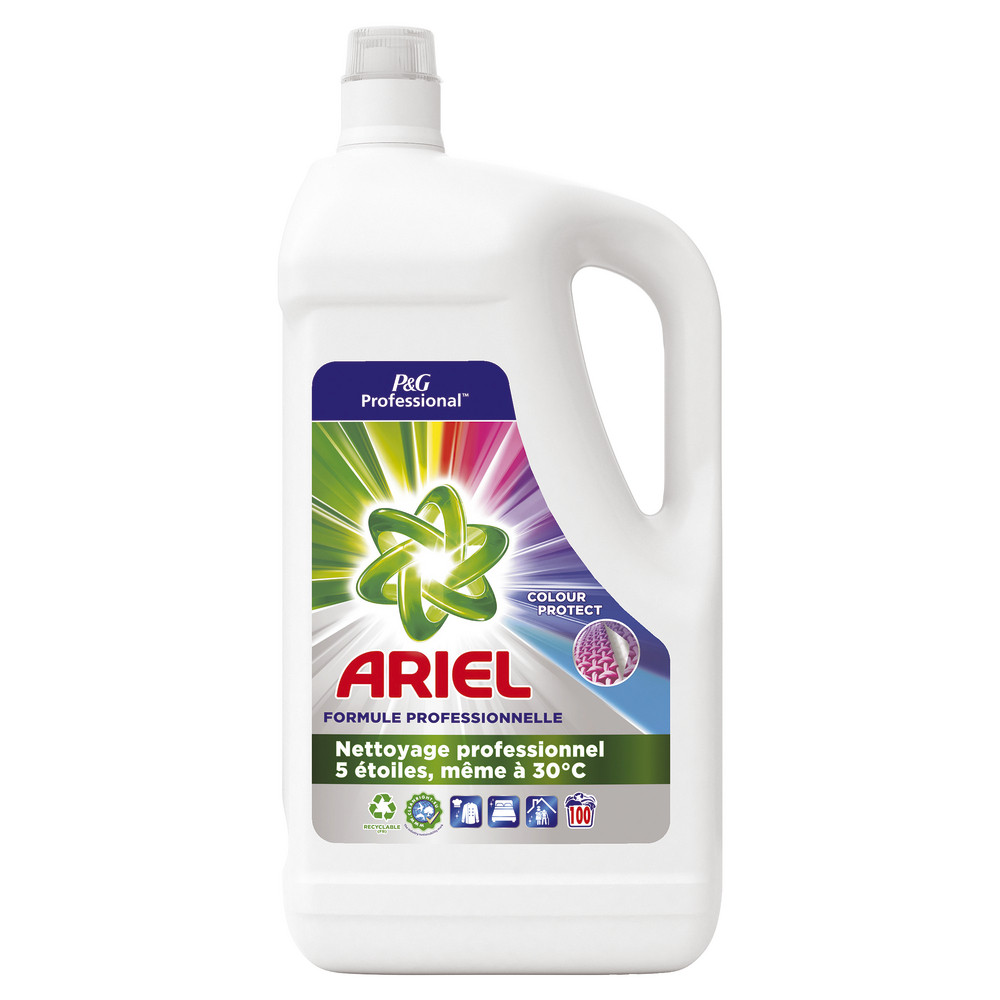 Promo : 1+1, Lessive liquide Ariel Professional Colour 100 lavages