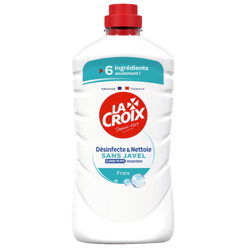 Nettoyant multi-usages désinfectant sans javel La Croix frais 1 L
