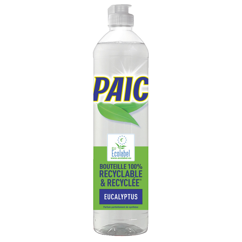 Liquide vaisselle écologique Paic cylindre eucalyptus 550 ml