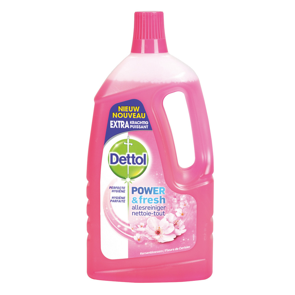 Nettoyant multi-usages Dettol Power & Fresh fleurs de cerisier 1,5 L