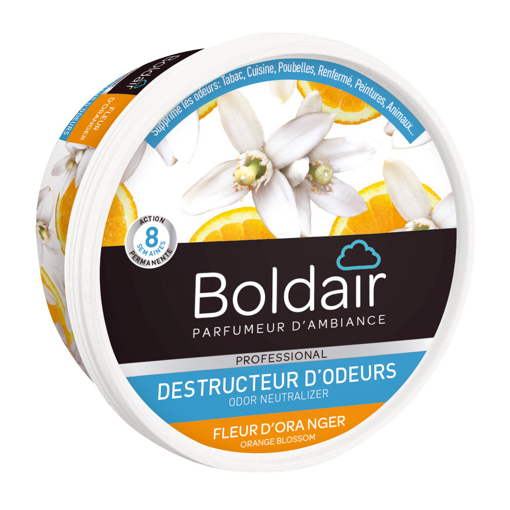 Destructeur d'odeurs en gel Boldair fleur d'oranger 300 g