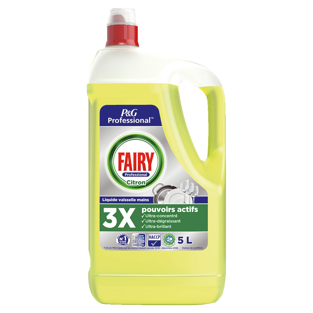 Liquide vaisselle Fairy citron 5 L
