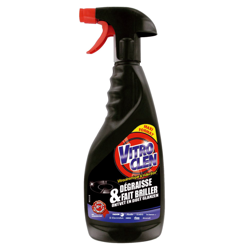 Nettoyant dégraissant vitrocéramique et induction Vitro Clen 450 ml