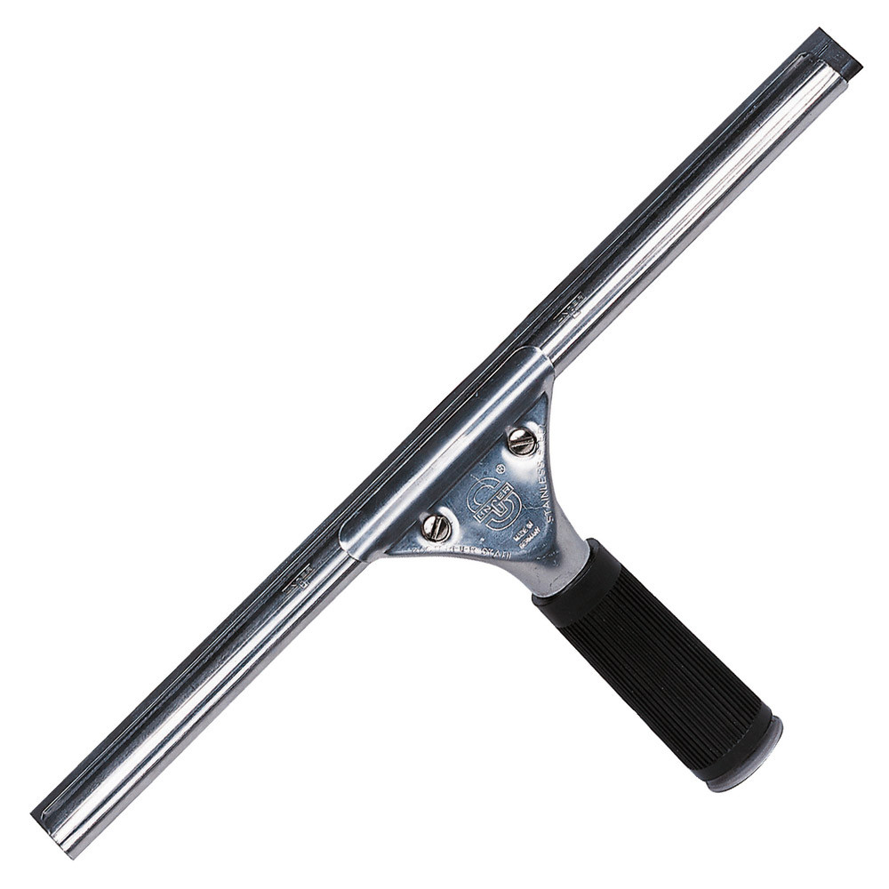 Raclette pour vitres “S” complète, largeur 25cm, caoutchouc rigide, Unger