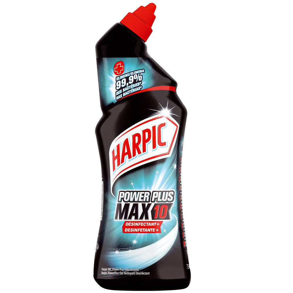 Nettoyant WC désinfectant détartrant surpuissant Harpic Power Plus 750 ml
