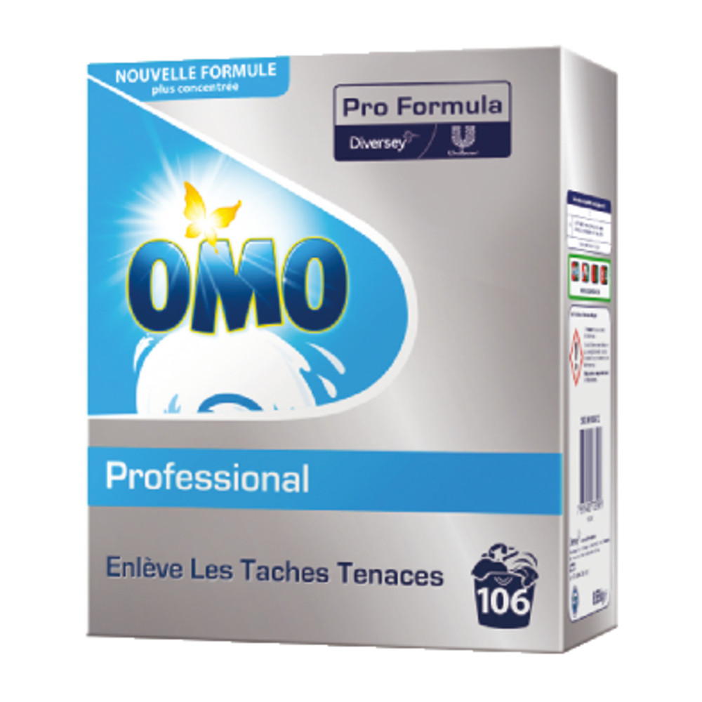 Lessive en poudre Omo Professional 106 lavages