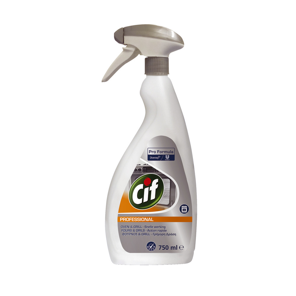 Nettoyant dégraissant fours et grils Cif Professional 750 ml