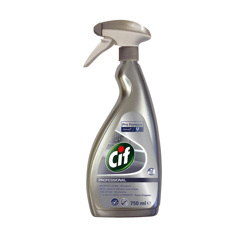 Nettoyant dégraissant inox Cif Professional 750 ml
