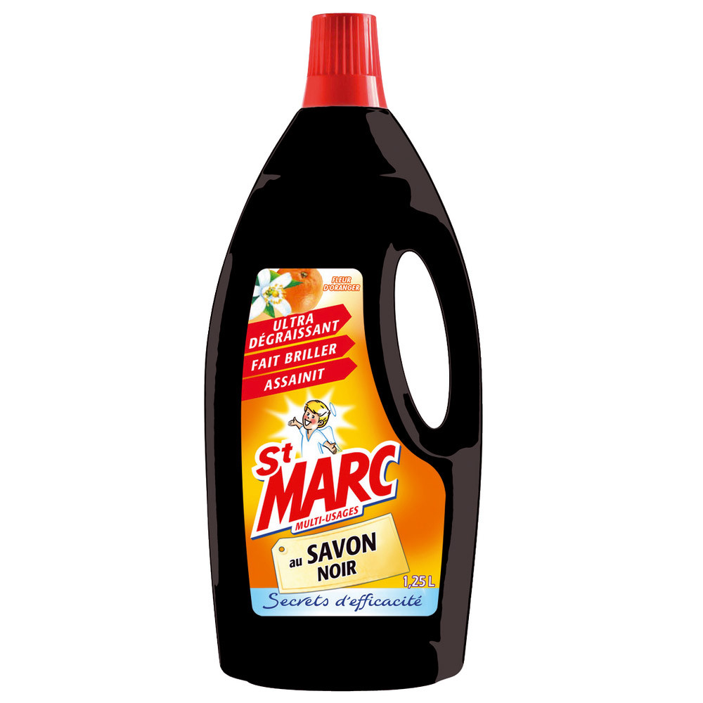 Nettoyant dégraissant surpuissant St Marc au savon noir 1,25 L