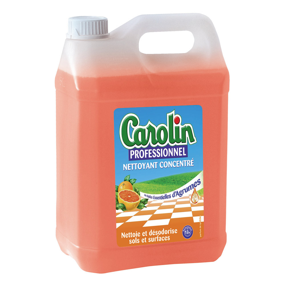 Nettoyant multi-usages concentré Carolin Professionnel agrumes 5 L