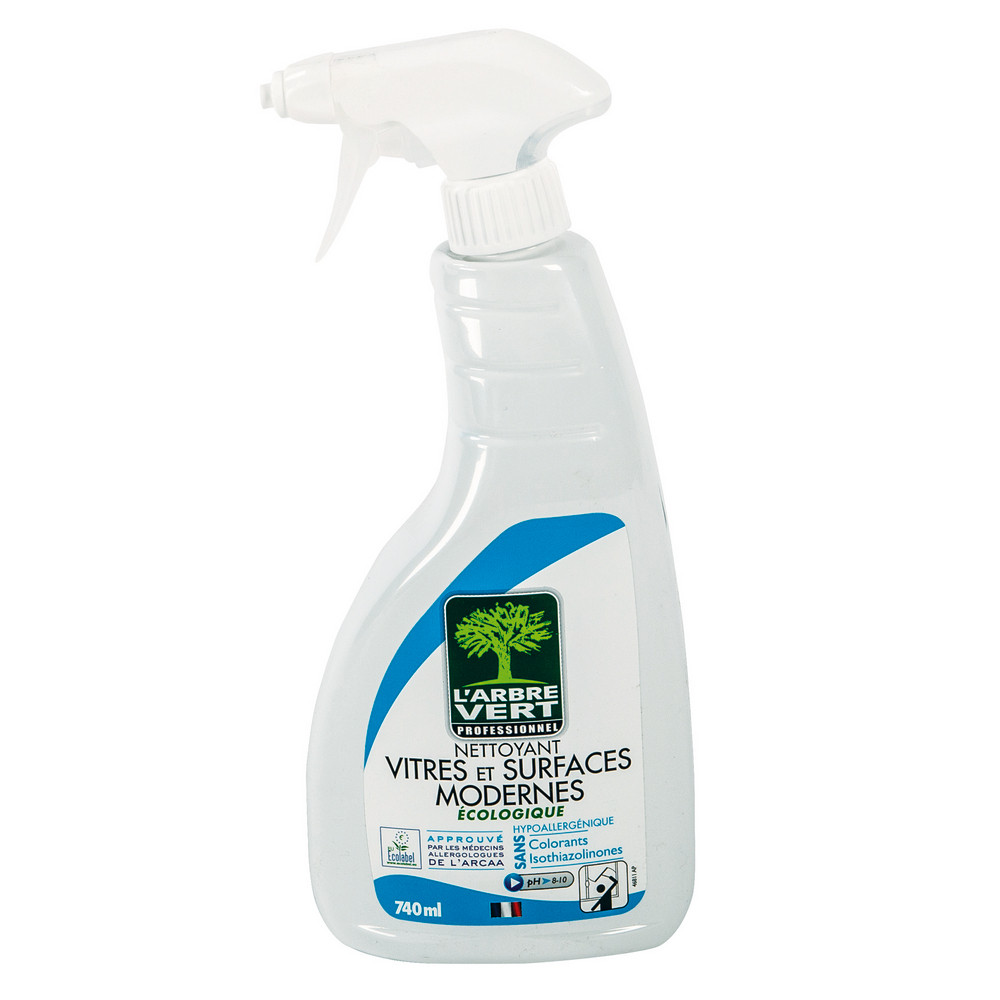 Nettoyant vitres et surfaces écologique L'Arbre Vert 740 ml