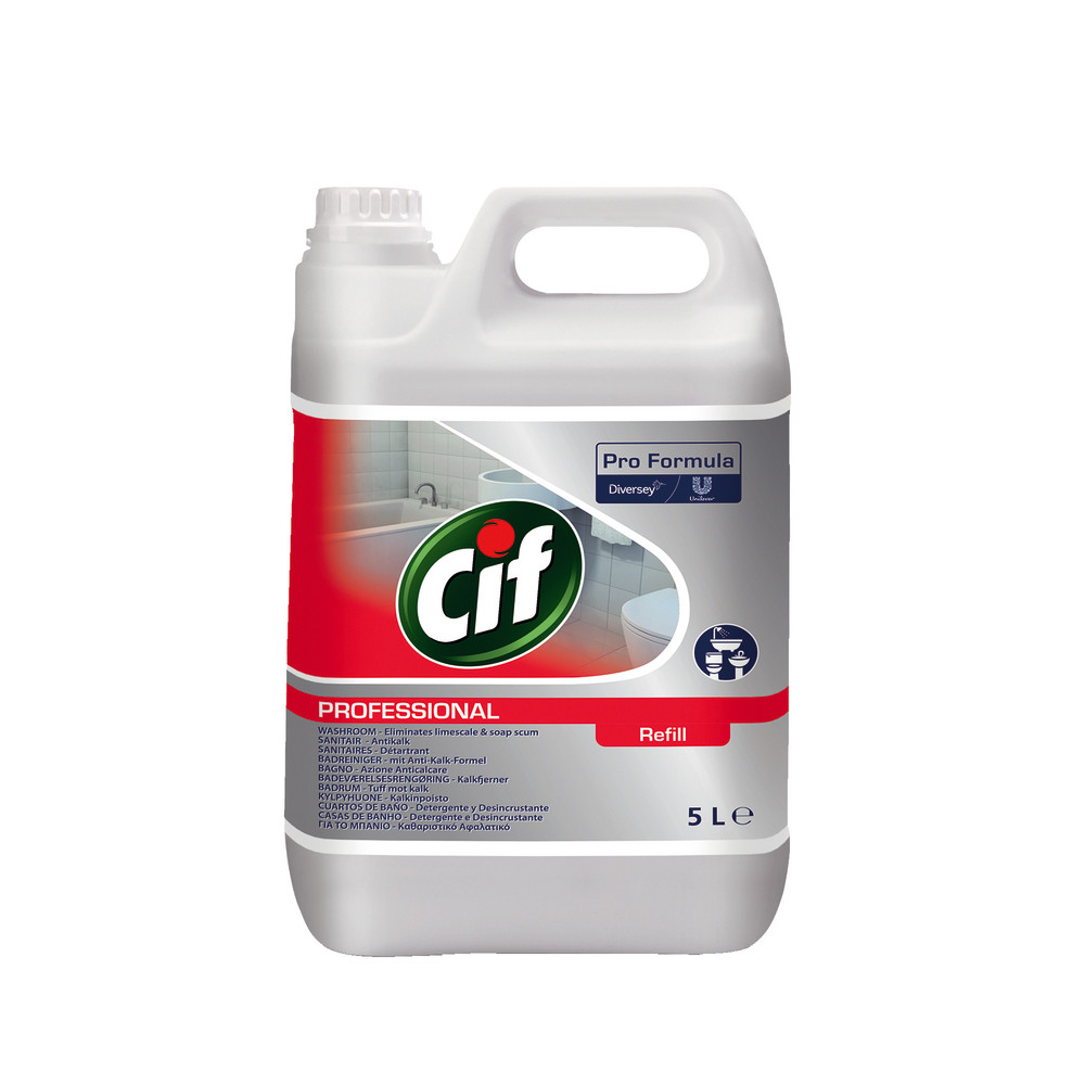 Nettoyant sanitaires détartrant Cif 2 en 1 5 L