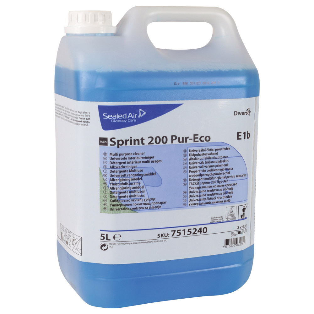 Nettoyant écologique multi-usages Taski Sprint 200 Pur-Eco citron 5 L