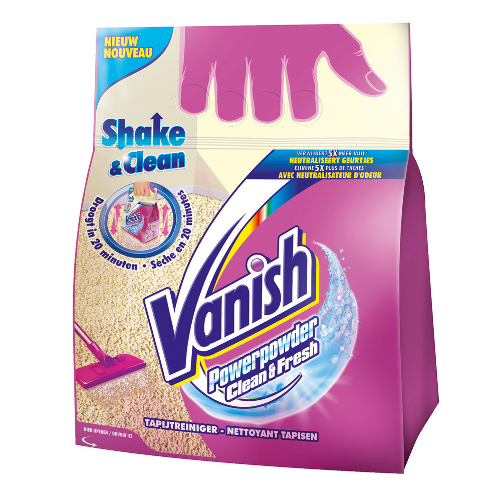 Nettoyant moquette Vanish Power poudre 650 g