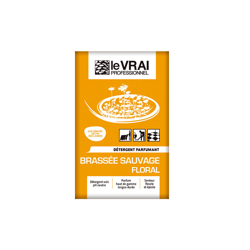 Nettoyant surodorant Le Vrai Brassée Sauvage 16 ml, lot de 125 doses