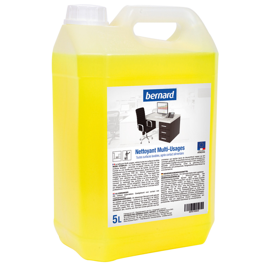 Nettoyant multi-usages Bernard toutes surfaces lavables 5 L