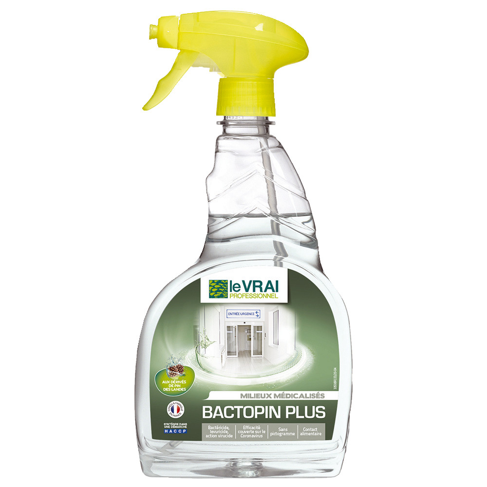 Désinfectant multi-surfaces HACCP PAE Le Vrai Bactopin Plus 750 ml