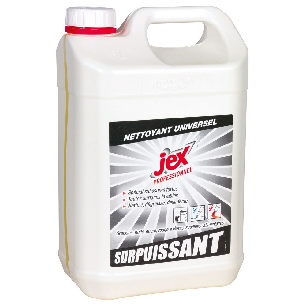Nettoyant dégraissant surpuissant désinfectant Jex 5 L