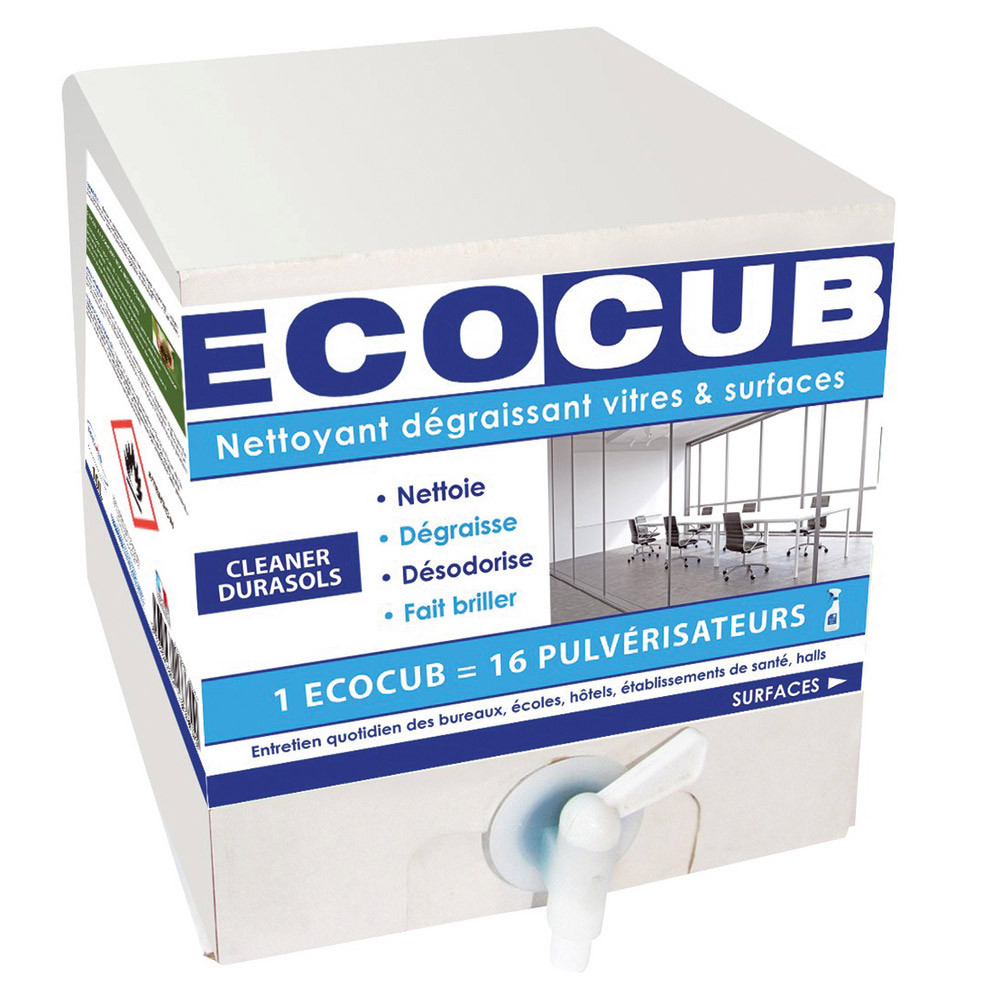 Nettoyant vitres et surfaces Ecocub Cleaner Durasols 10 L
